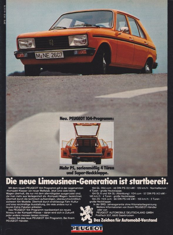 1976 Peugeot 104